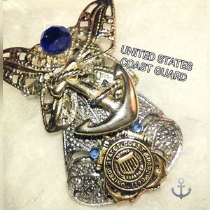 United States Coast Guard Honored Angel Brooch